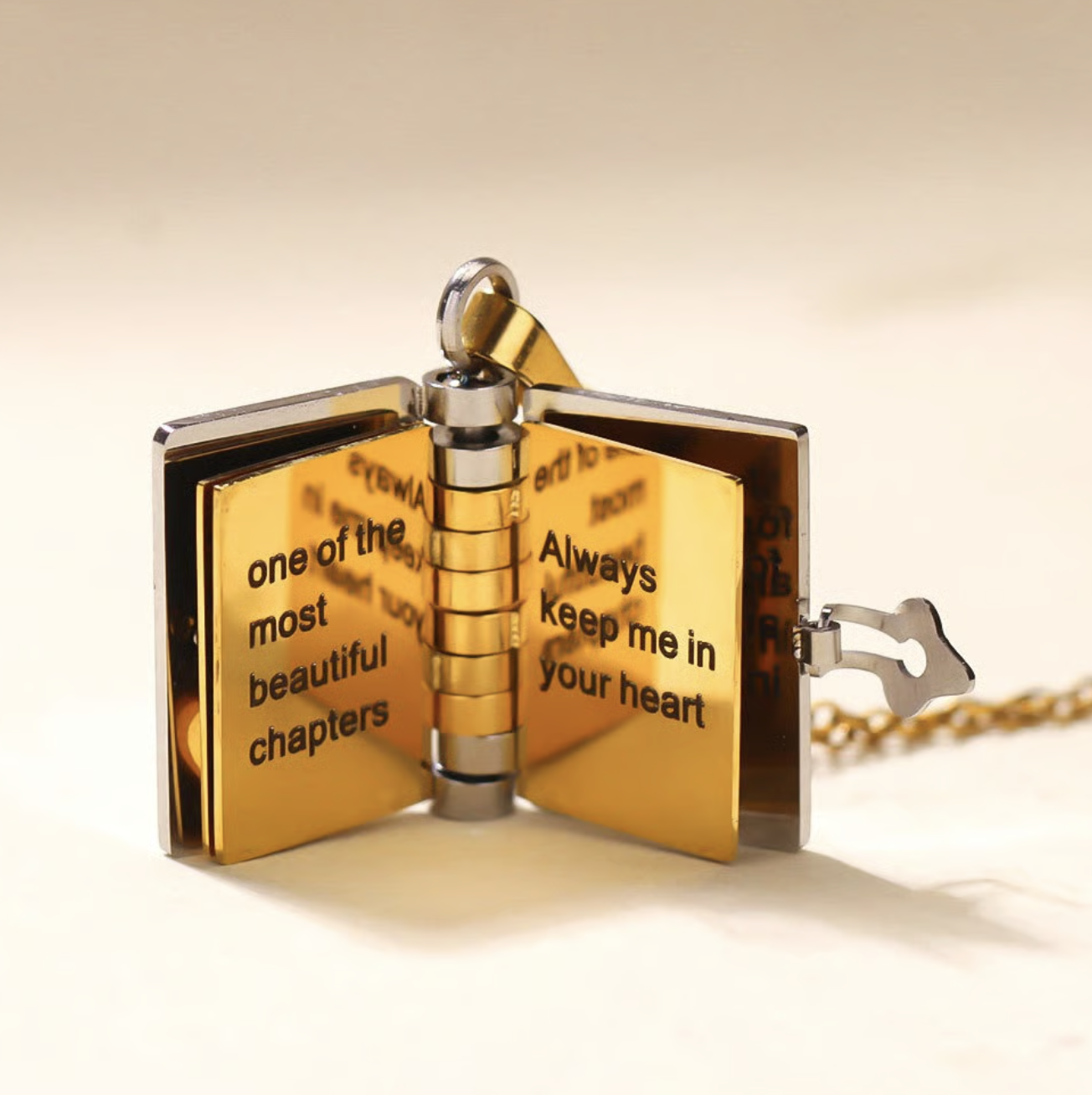 🔥 Last Day Sale Price | Granddaughter Treasured Book Necklace