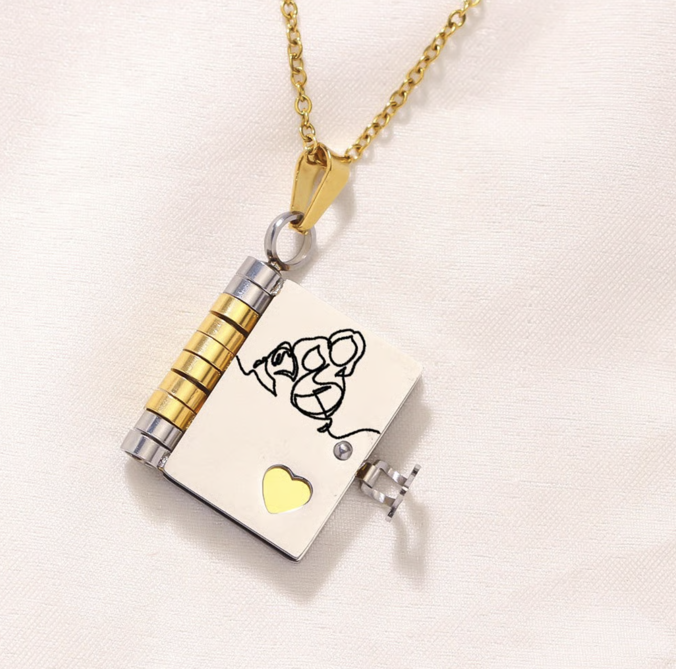🔥 Last Day Sale Price | Granddaughter Treasured Book Necklace