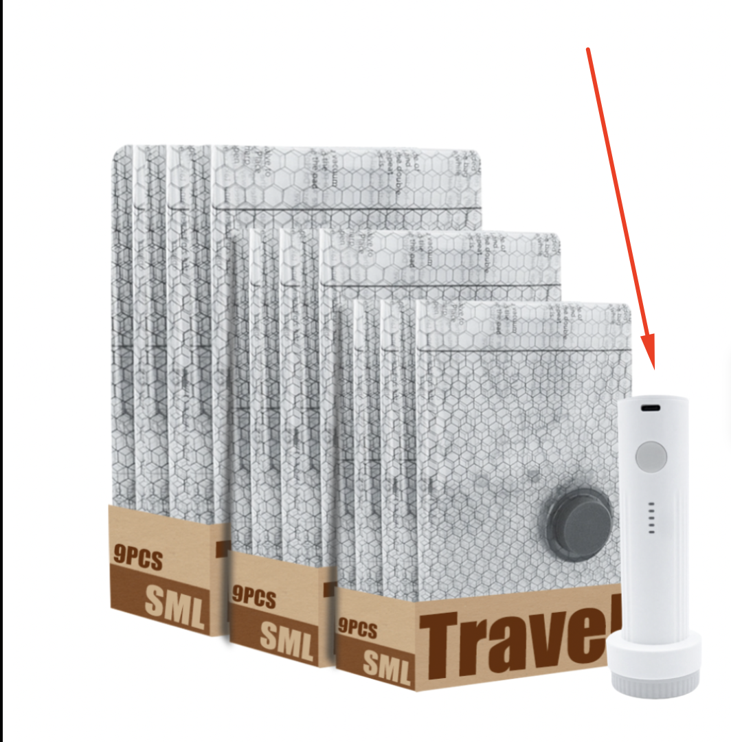 Add Replacement Extra Pump for travel bags