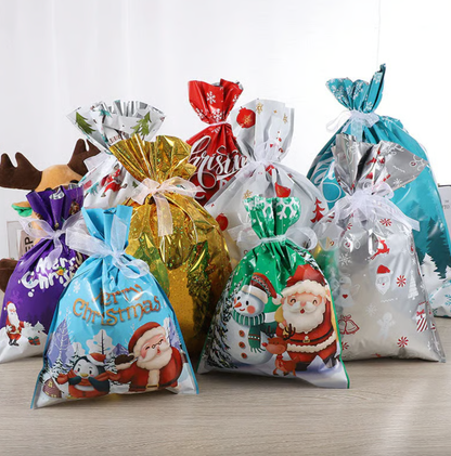 Reusable MerryPouch Christmas Tie Gift Bag