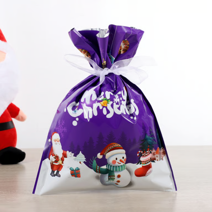 Reusable MerryPouch Christmas Tie Gift Bag