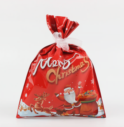 Reusable MerryPouch Christmas Tie Gift Bag