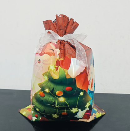 Reusable MerryPouch Christmas Tie Gift Bag