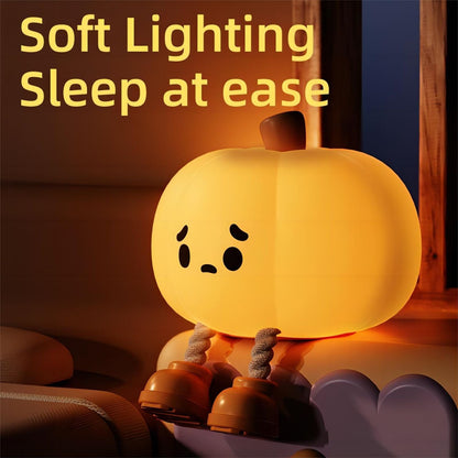 Kids Baby Halloween Pumpkin Night Light