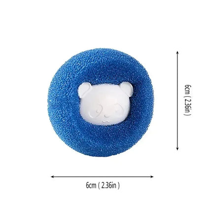 10 Pcs Wool Reusable Pet Hair Remover Ball Washing Machine