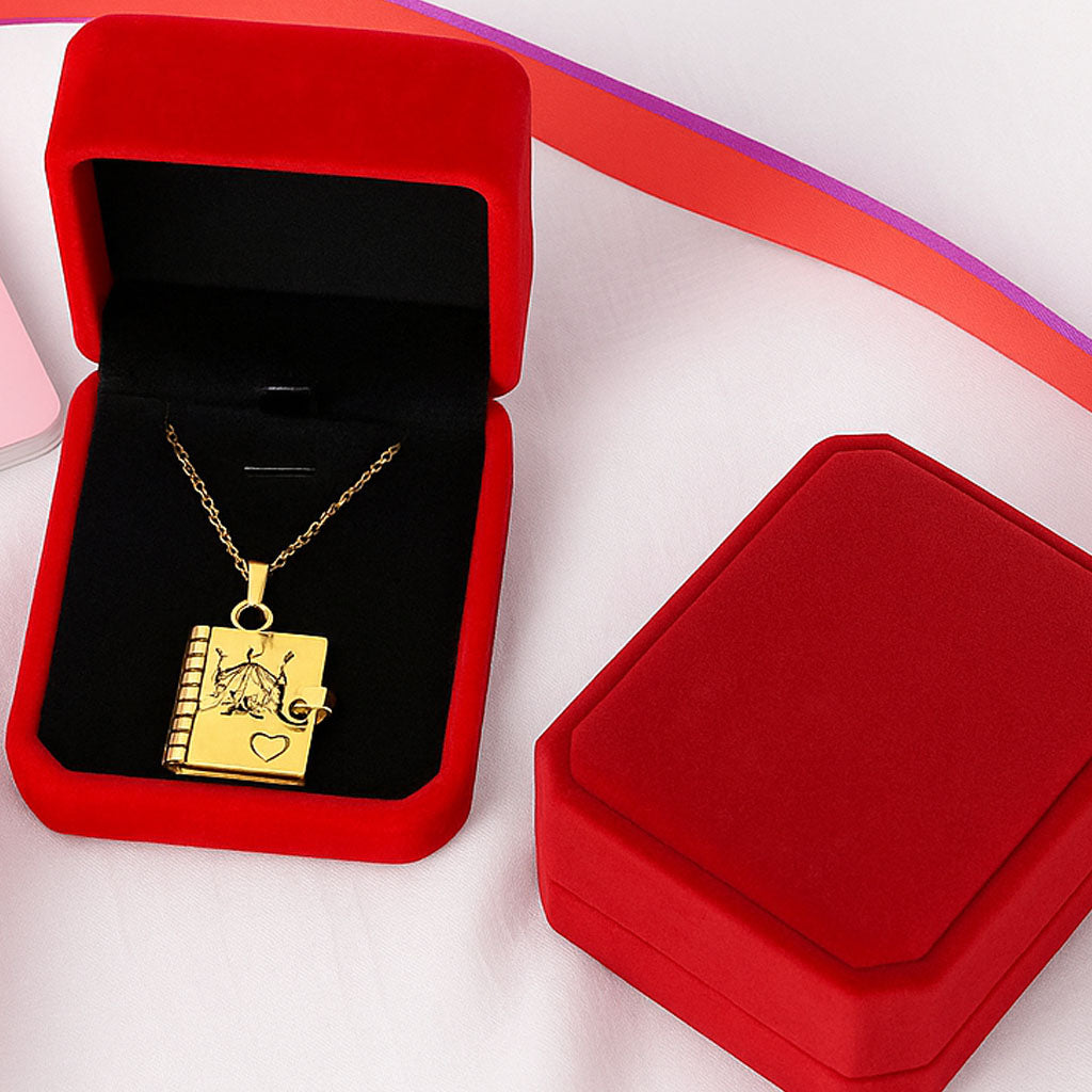 🔥 Last Day Sale Price | Granddaughter Treasured Book Necklace