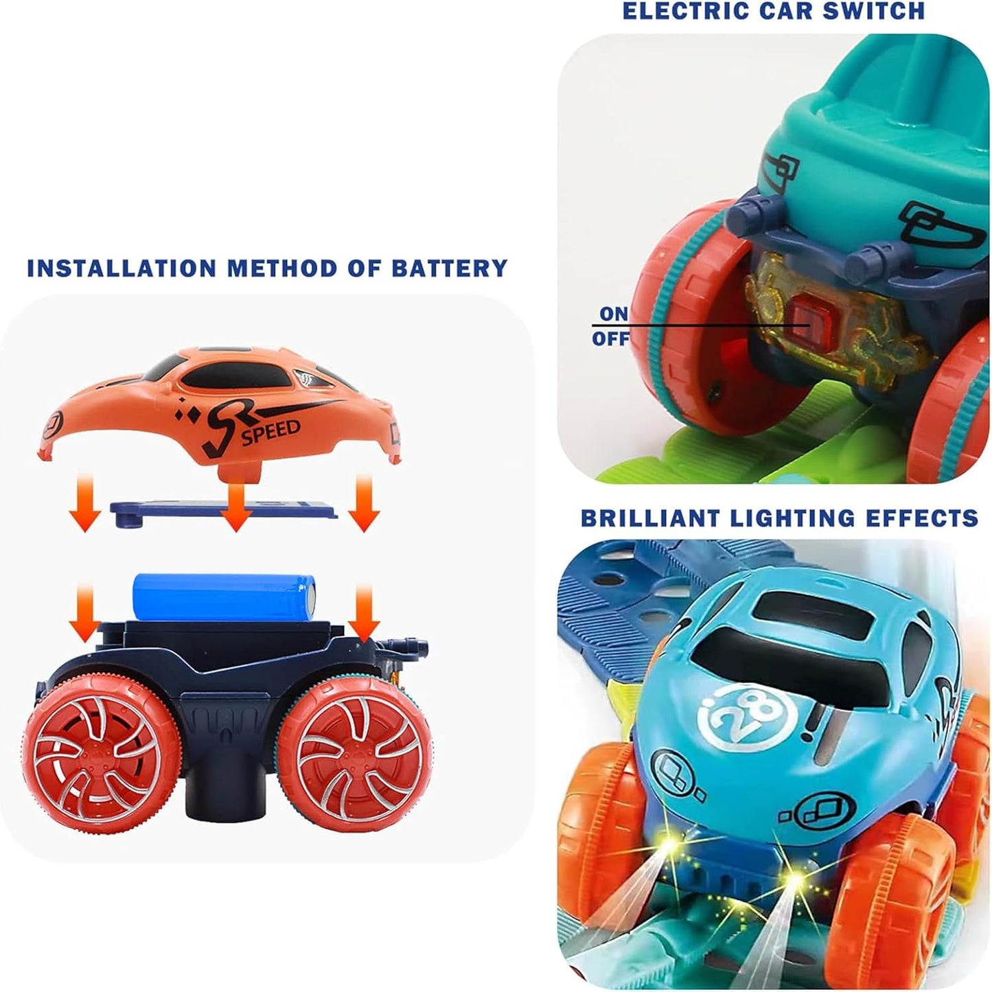 Smart Glow Racing Track – Interactive Light-Up Car Set 🚗✨