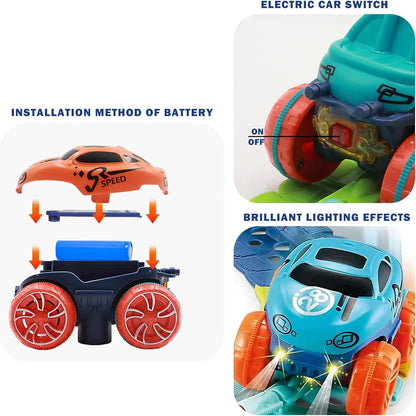 Smart Glow Racing Track – Interactive Light-Up Car Set 🚗✨