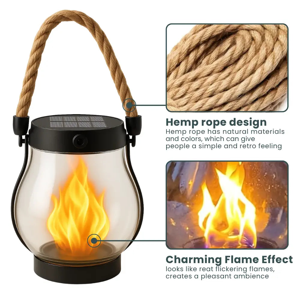 🔥 Last Day Sale Price | Glow in the Dark Solar Lantern.