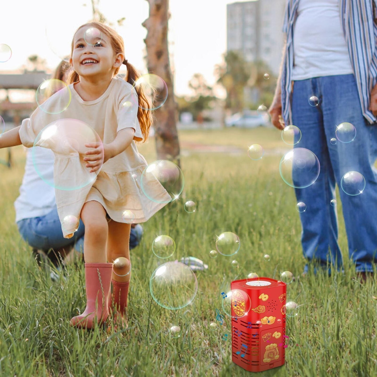 🎁Best Gift-Reusable-Bubbles Firework Machine| Duration of 12 hours