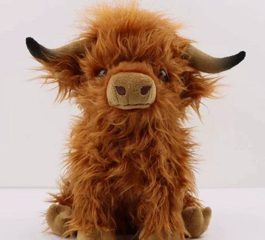 Scottish Highland Cow Cattle Stuffed Animal