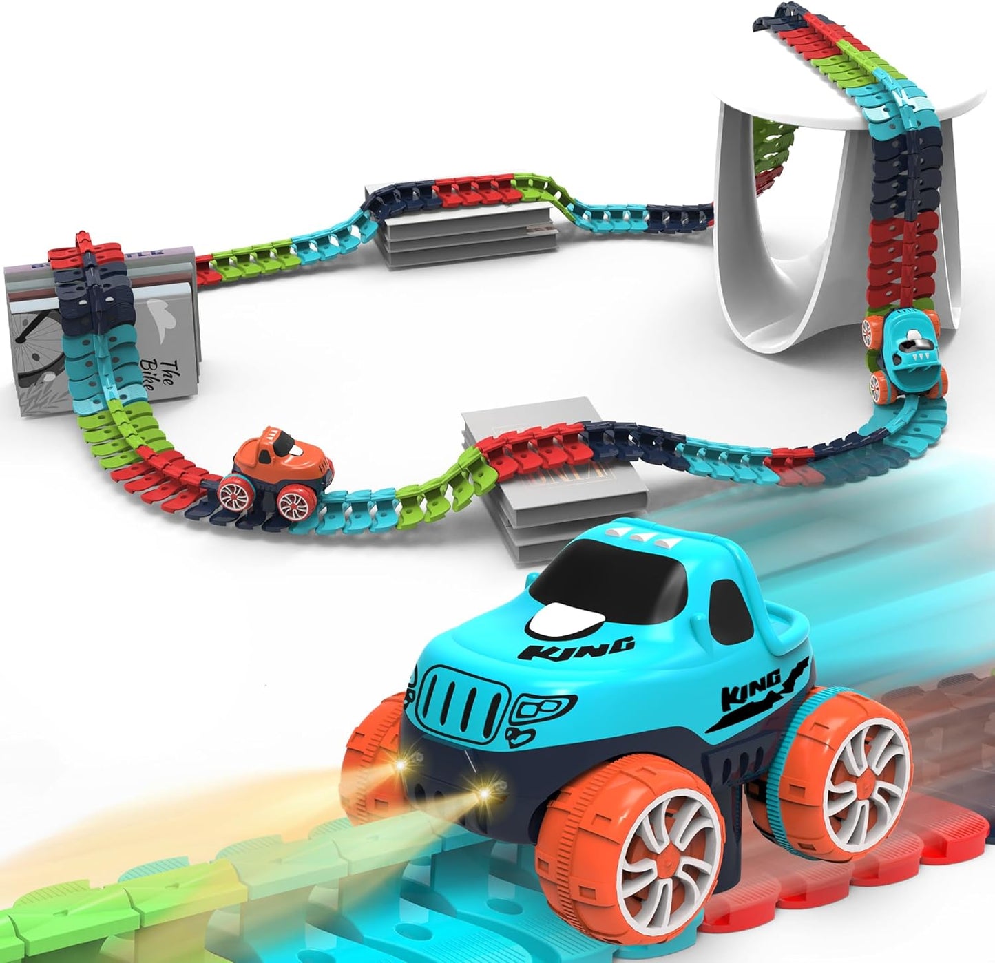 Smart Glow Racing Track – Interactive Light-Up Car Set 🚗✨