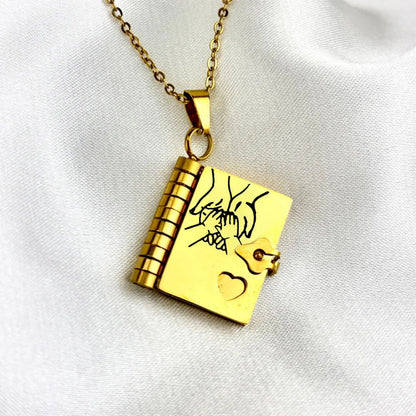 🔥 Last Day Sale Price | Granddaughter Treasured Book Necklace