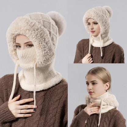 3 in 1 Cozy Winter Hat