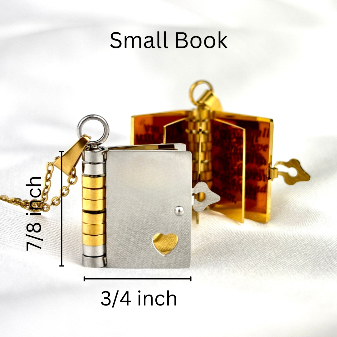 🔥 Last Day Sale Price | Granddaughter Treasured Book Necklace