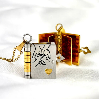 🔥 Last Day Sale Price | Granddaughter Treasured Book Necklace