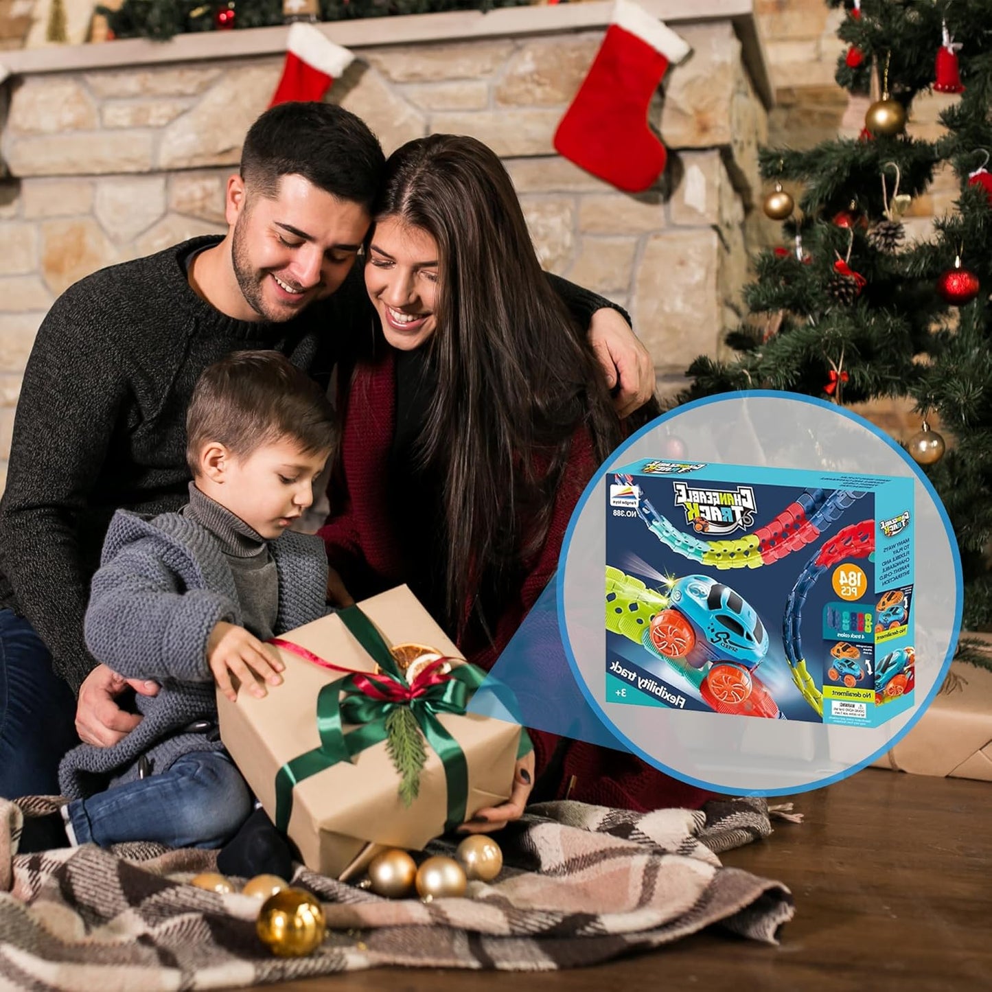 Smart Glow Racing Track – Interactive Light-Up Car Set 🚗✨