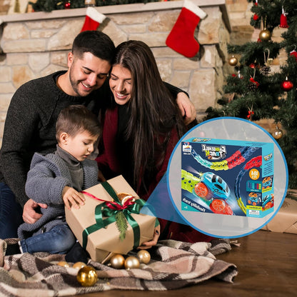 Smart Glow Racing Track – Interactive Light-Up Car Set 🚗✨