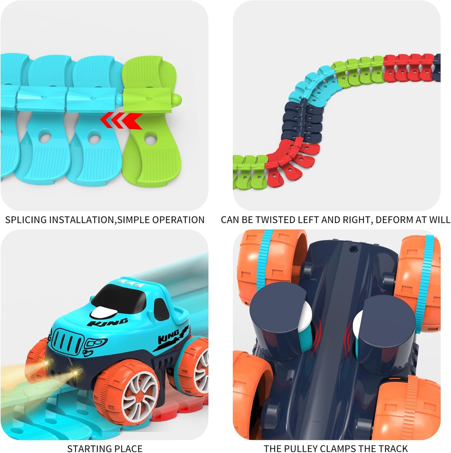 Smart Glow Racing Track – Interactive Light-Up Car Set 🚗✨