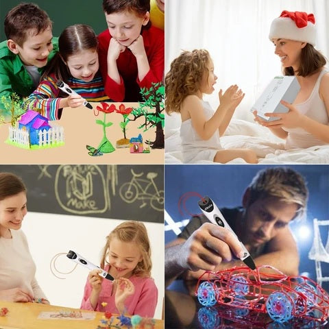 Creative 3D Magic Pen +  12 COLORS REFILLS