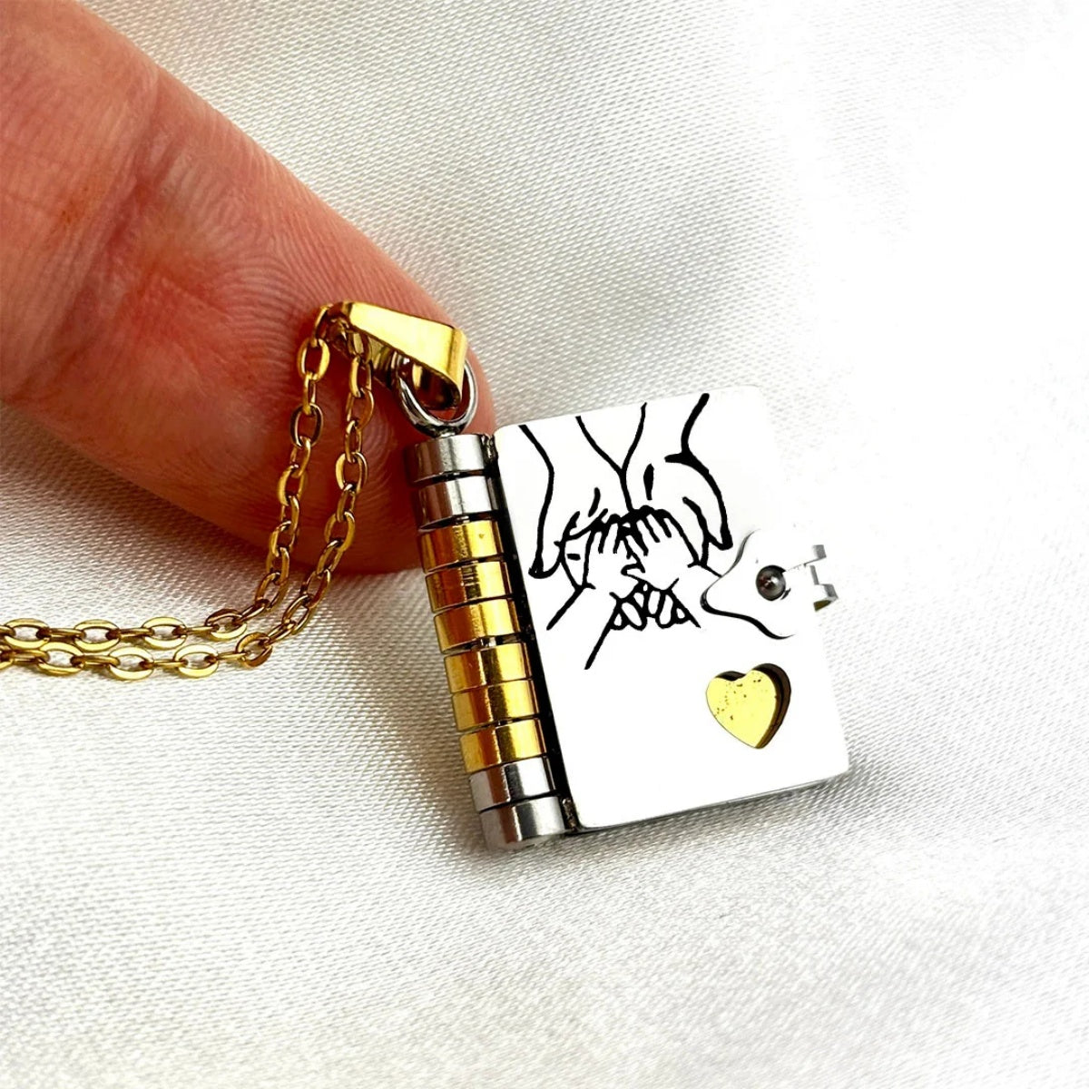 🔥 Last Day Sale Price | Granddaughter Treasured Book Necklace