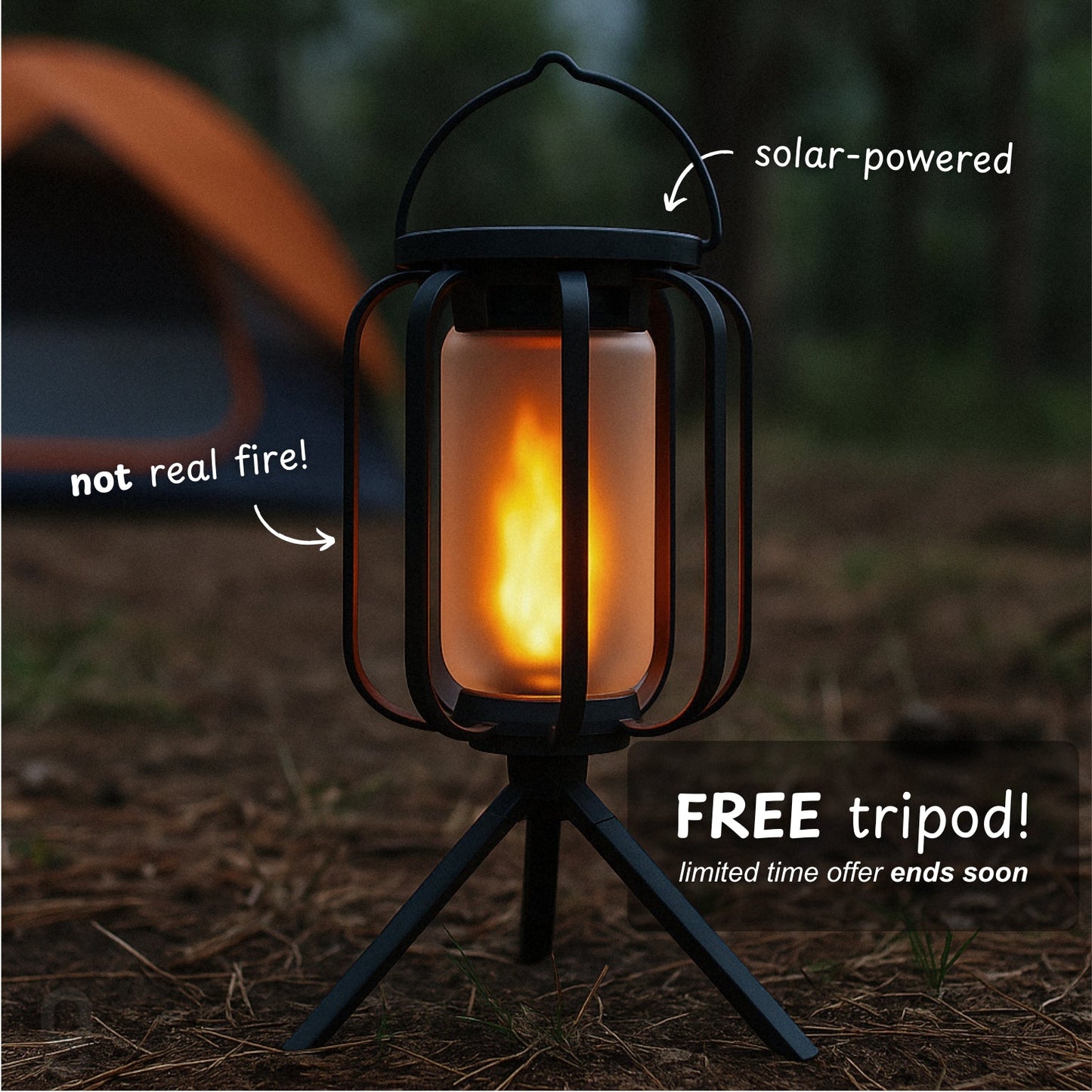Lumo Solar Flame Lantern