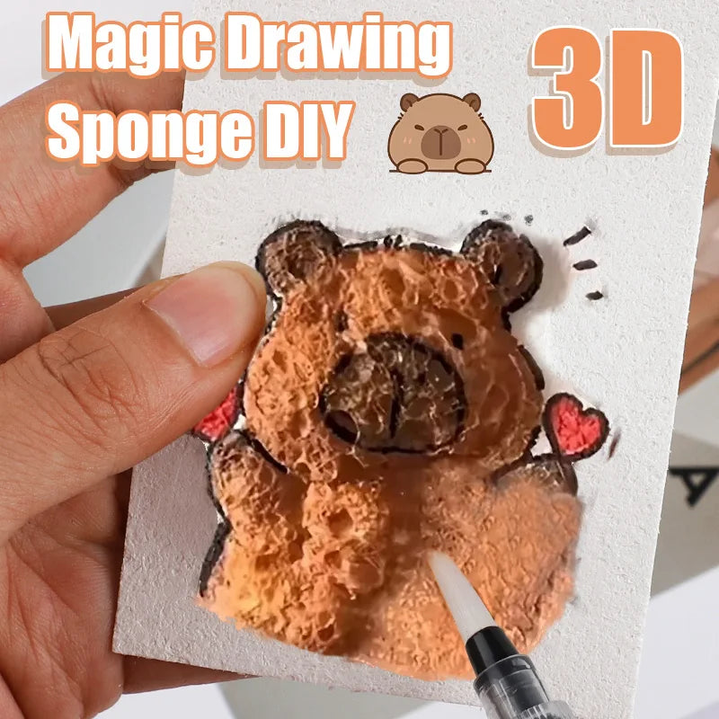 Magic Puffy Art Foam Painting Kit