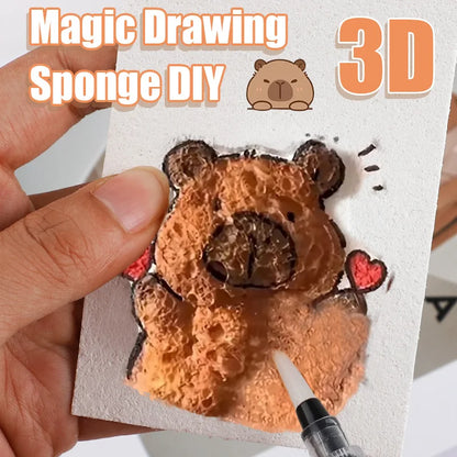 Magic Puffy Art Foam Painting Kit