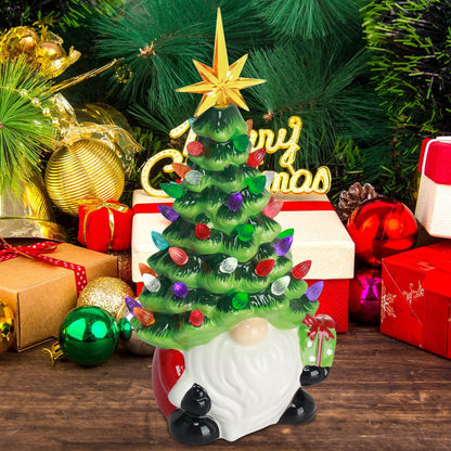🔥 Last Day Sale Price | Cozy Gnome Lighted Tree🌲