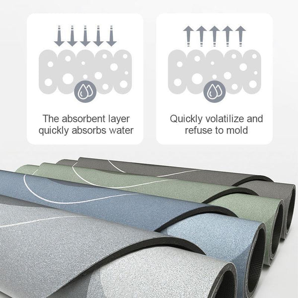 QuickDry NonSlip Bath Mat
