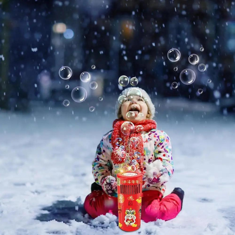 🎁Best Gift-Reusable-Bubbles Firework Machine| Duration of 12 hours