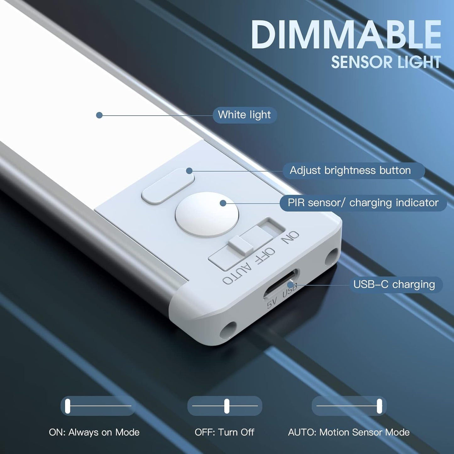 🔥 Last Day Sale Price | GlideLight™️ -Rechargeable Motion Sensor Light.