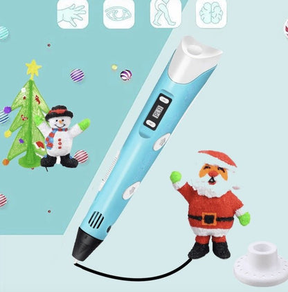 Creative 3D Magic Pen +  12 COLORS REFILLS
