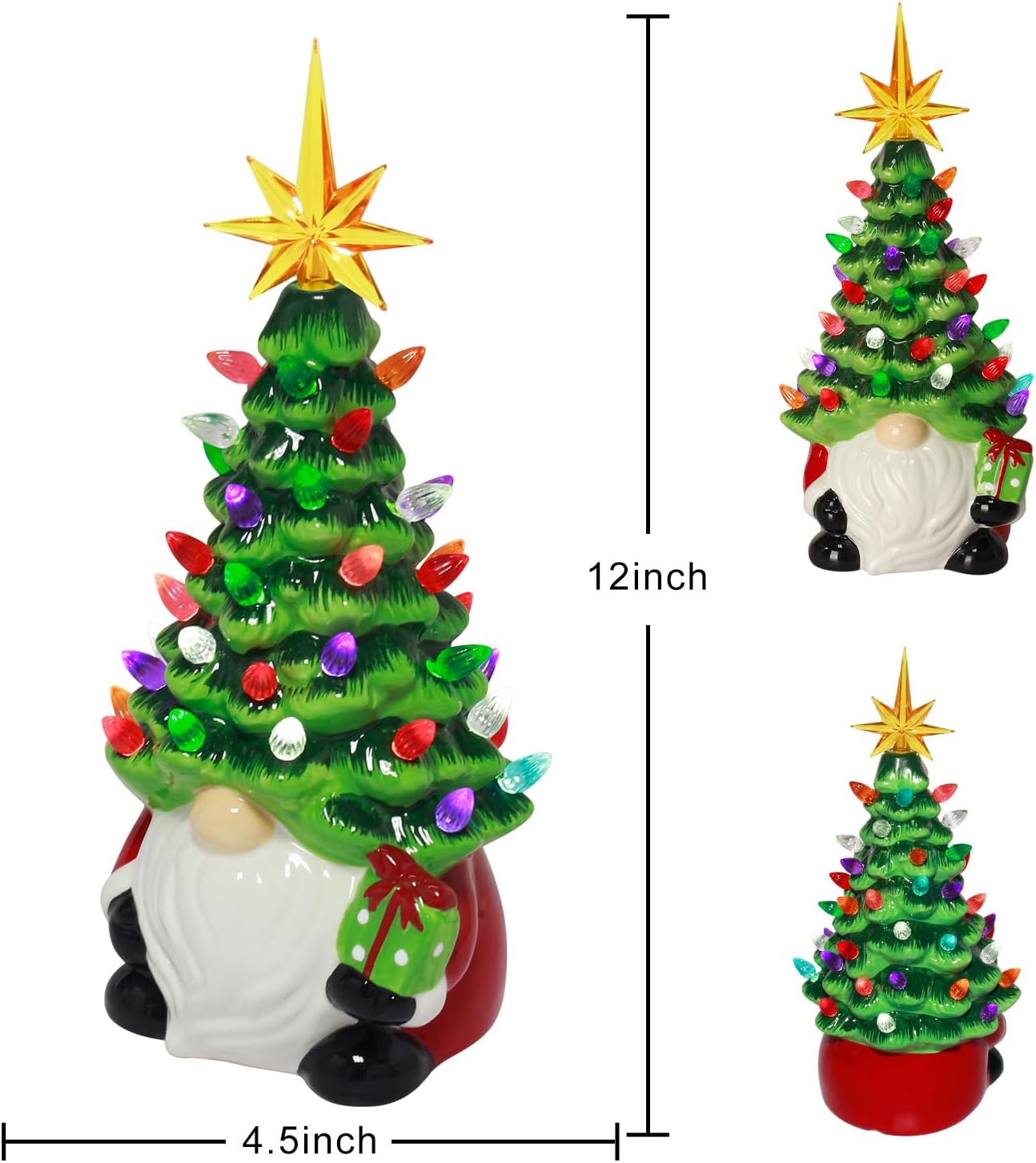 🔥 Last Day Sale Price | Cozy Gnome Lighted Tree🌲