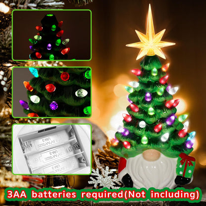 🔥 Last Day Sale Price | Cozy Gnome Lighted Tree🌲