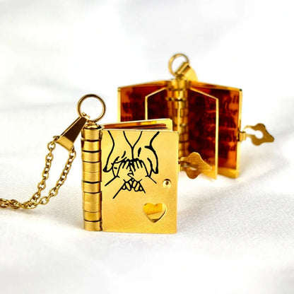 🔥 Last Day Sale Price | Granddaughter Treasured Book Necklace