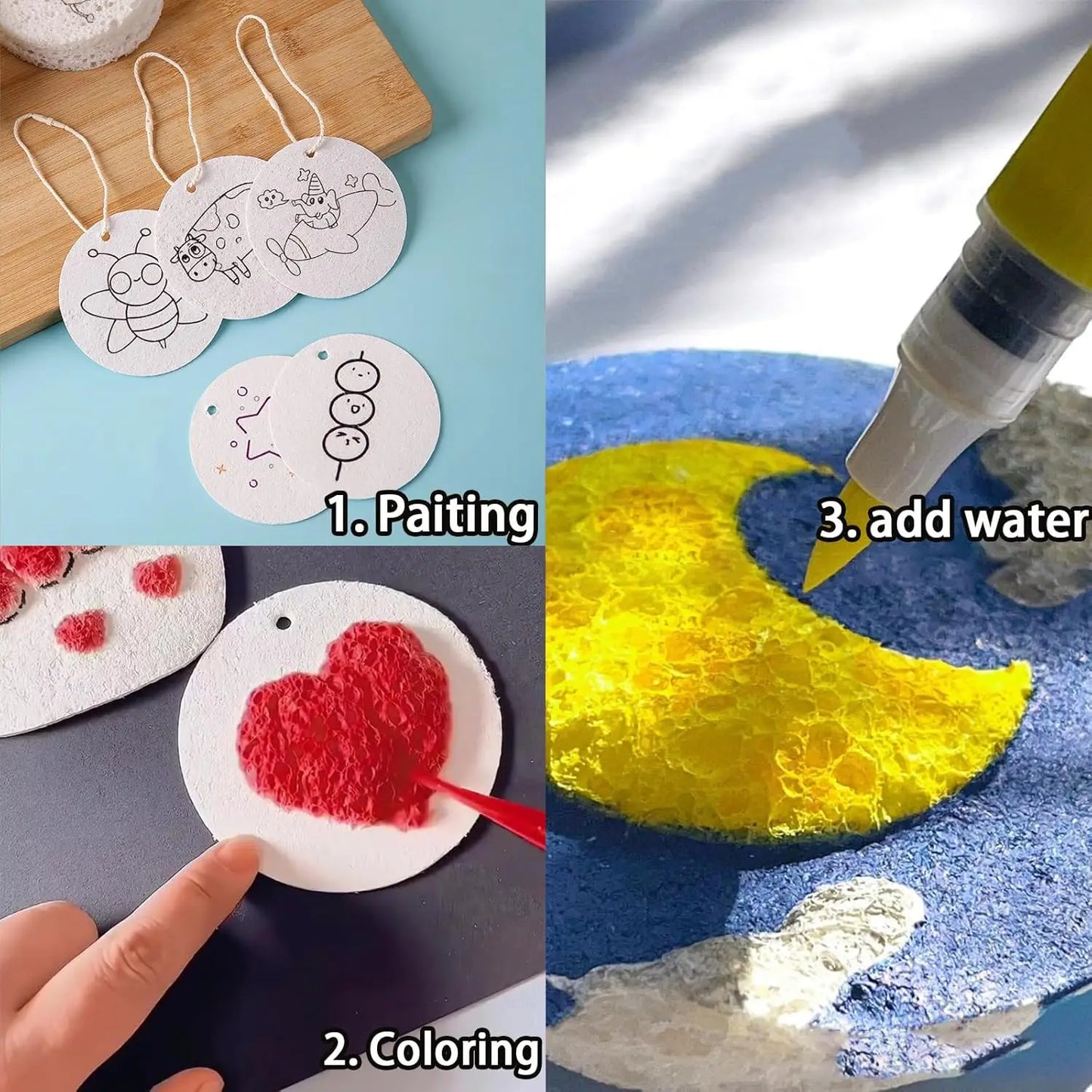 Magic Puffy Art Foam Painting Kit