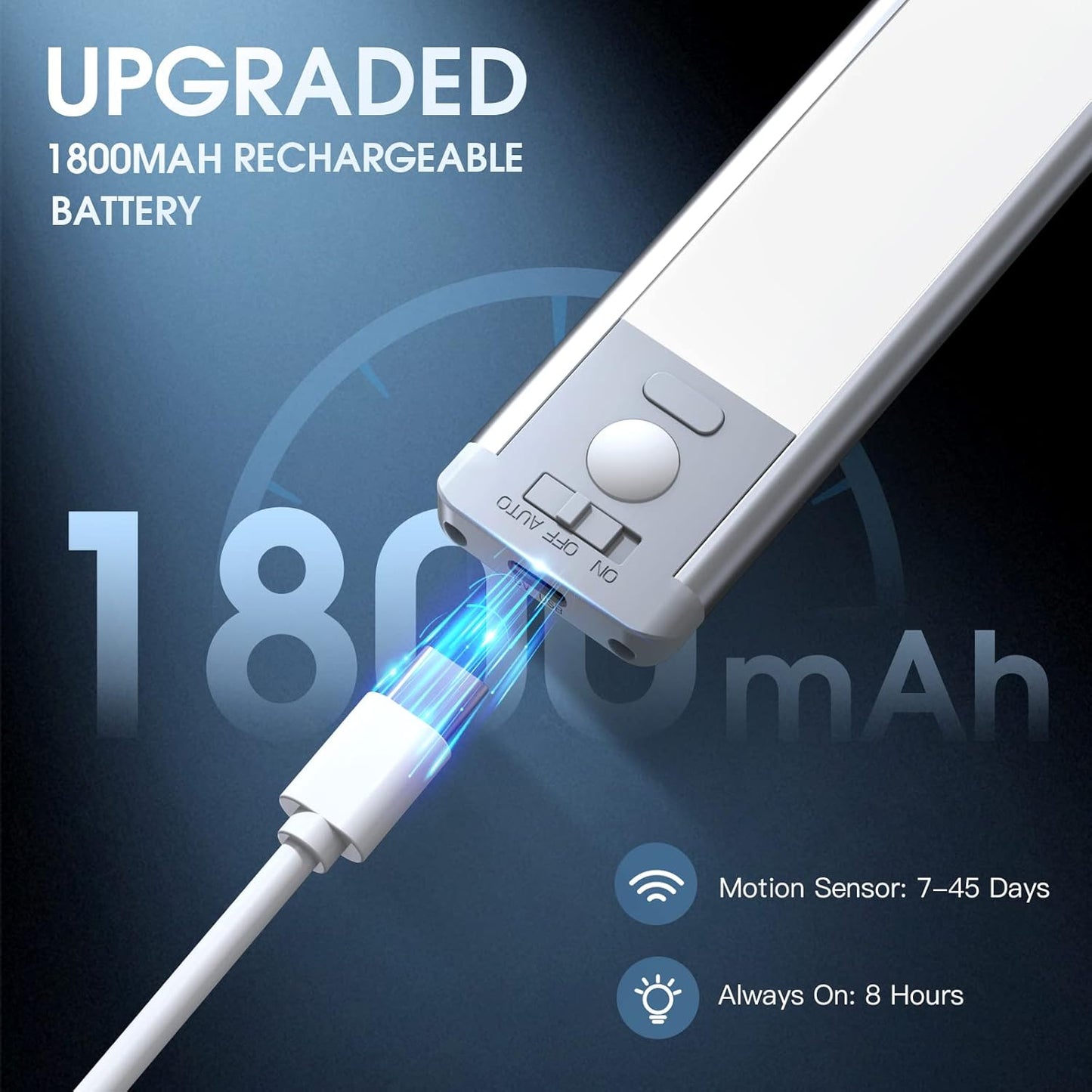 🔥 Last Day Sale Price | GlideLight™️ -Rechargeable Motion Sensor Light.