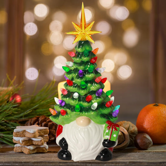 🔥 Last Day Sale Price | Cozy Gnome Lighted Tree🌲
