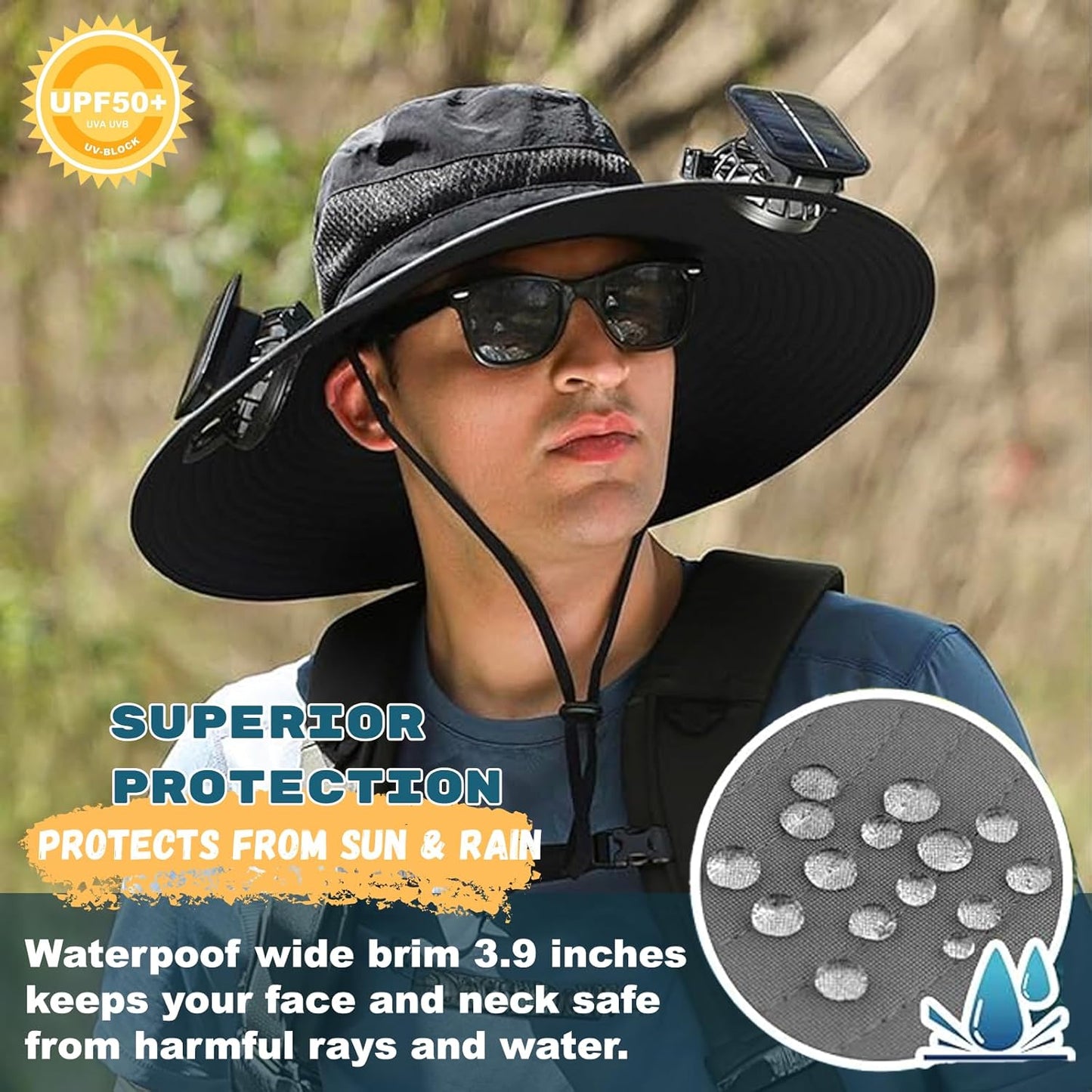 🔥  One time offer - Get another Unisex Breezy Solar Fan Hat at discounted price! (SAVE $5)