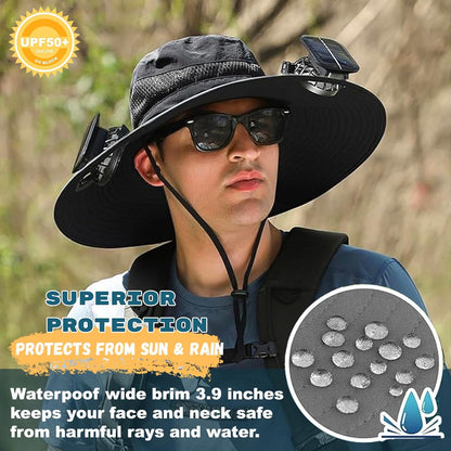 🔥  One time offer - Get another Unisex Breezy Solar Fan Hat at discounted price! (SAVE $5)