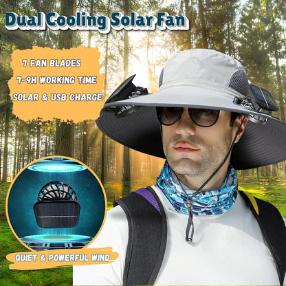 🔥  One time offer - Get another Unisex Breezy Solar Fan Hat at discounted price! (SAVE $5)