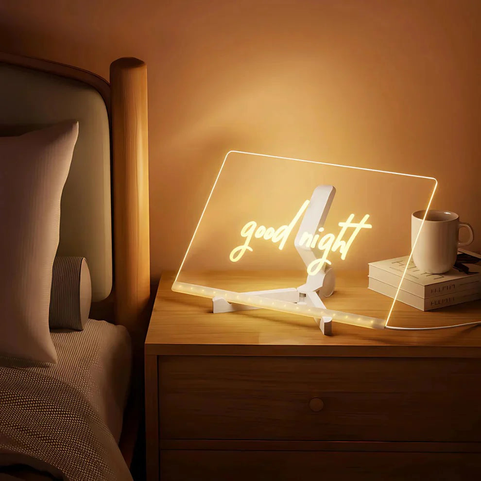 🔥 Last Day Sale Price | 🎄 LED Drawing Board (7-Color Glow) .