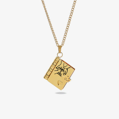 🔥 Last Day Sale Price | Granddaughter Treasured Book Necklace