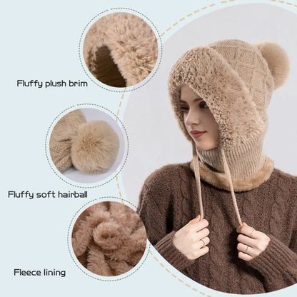 3 in 1 Cozy Winter Hat