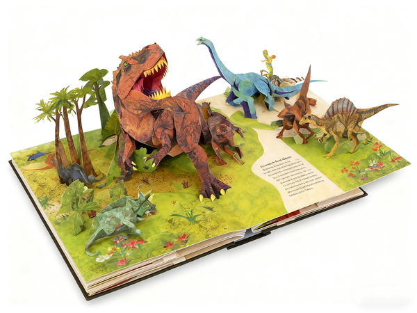 3D Dino Pop-Up Adventure