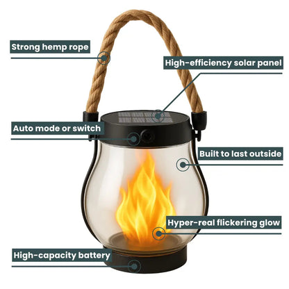 🔥 Last Day Sale Price | Glow in the Dark Solar Lantern.