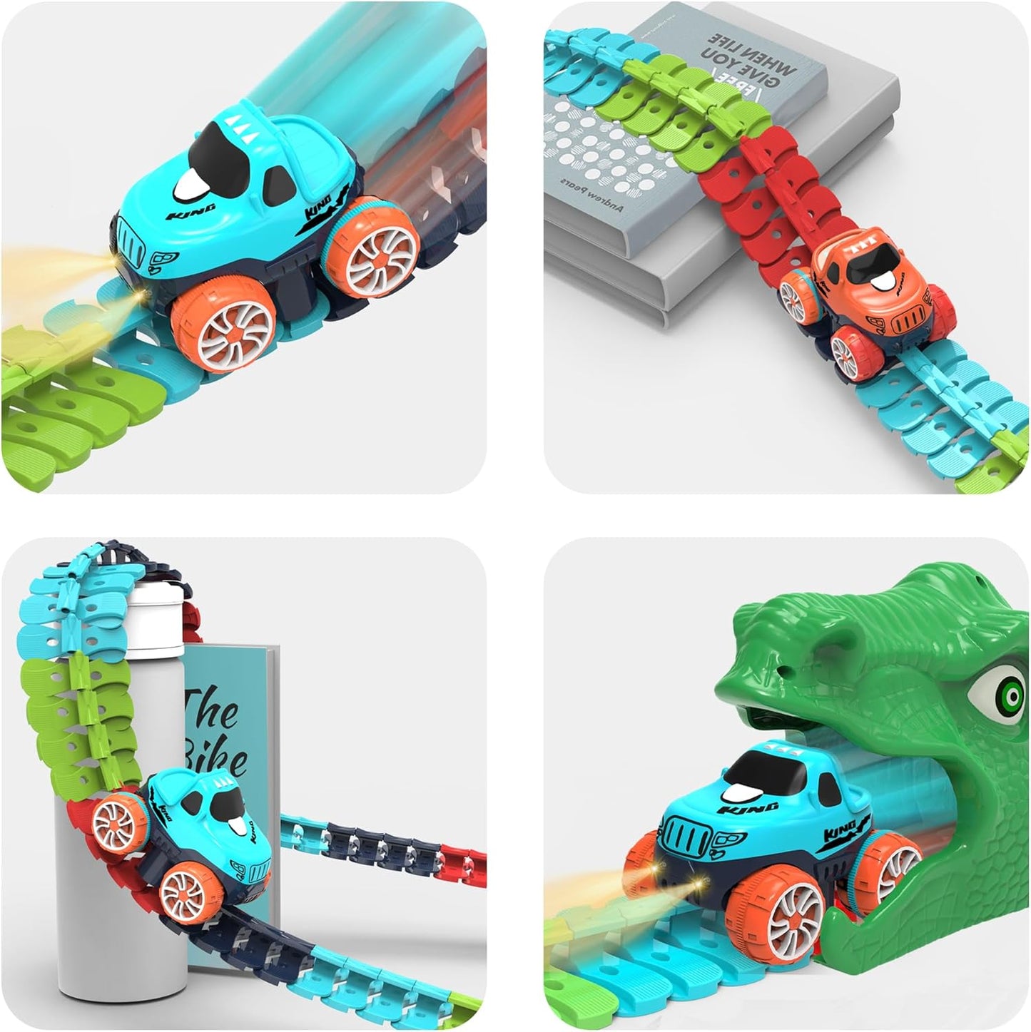 Smart Glow Racing Track – Interactive Light-Up Car Set 🚗✨