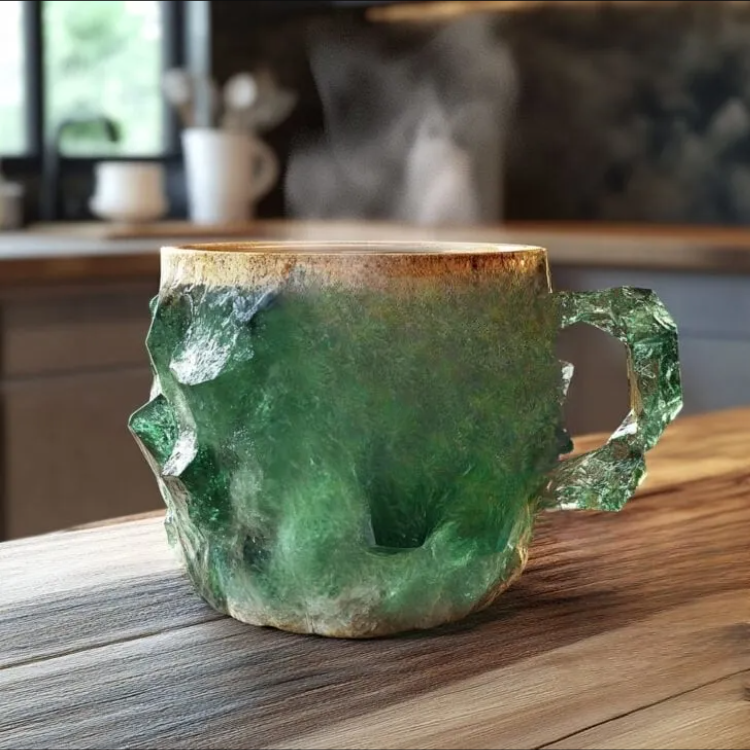 🎁 🥃 2024 Neue Kaffeetassen aus Mineralkristall