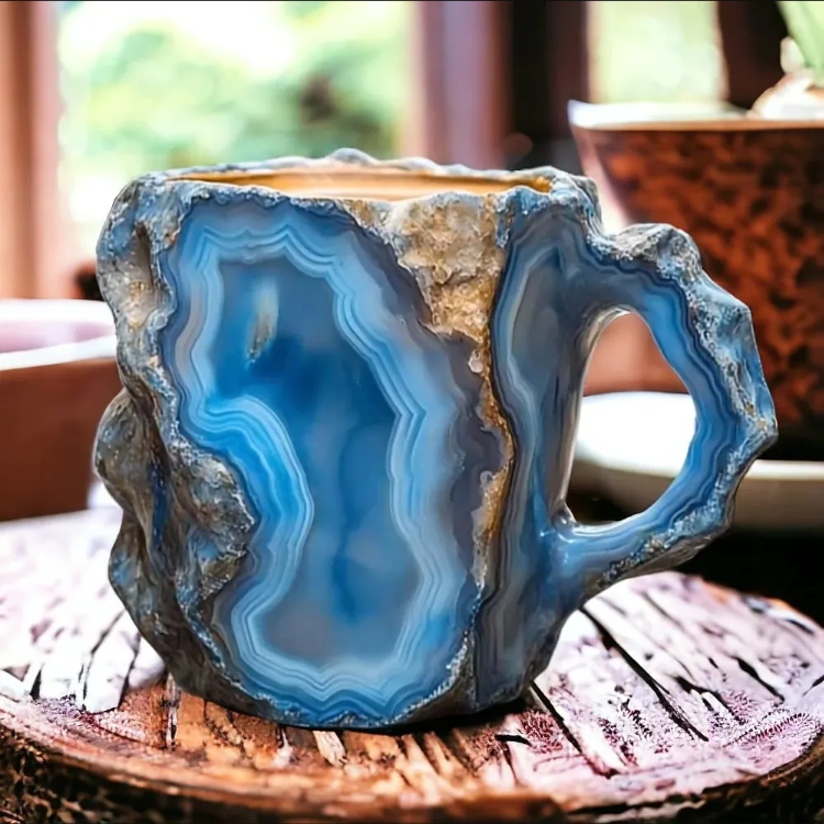 🎁 🥃 2024 Neue Kaffeetassen aus Mineralkristall